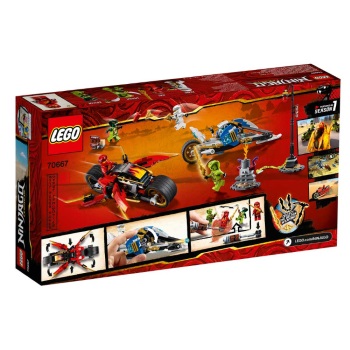 Lego set Ninjago Kais blade cycle & Zane